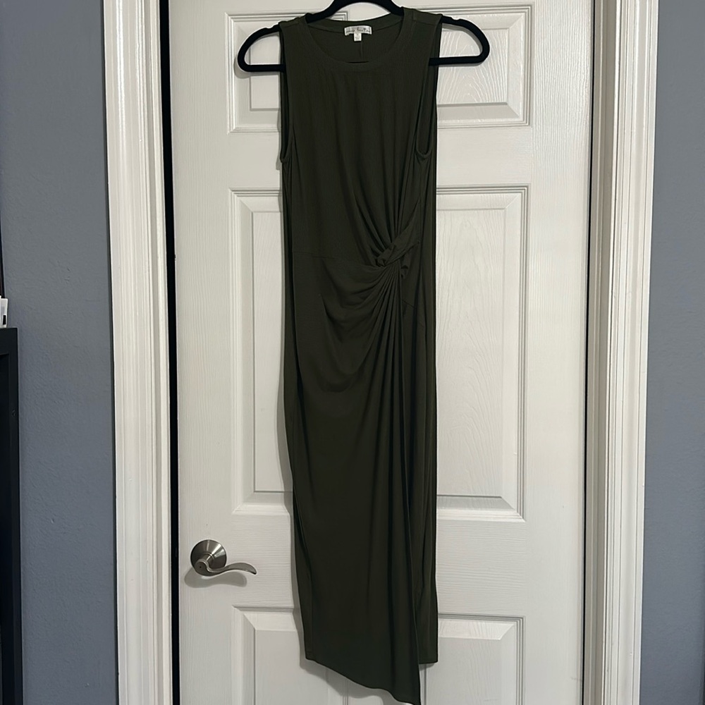 Nine Britton Giulietta Square Neck Dress - Olive